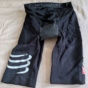 Compressport Men's Black Tri/Cycle Shorts
